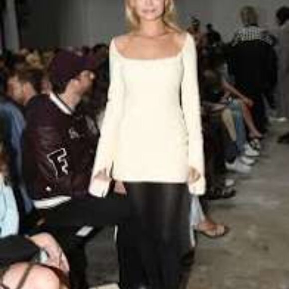 COPY - Khaite bone tate dress seen on nicole richie size 6 INCLUDES EARRINGS - Picture 2 of 6